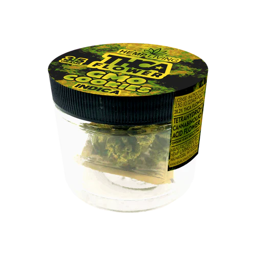 Hemp Living – THCA Flower 3.5g Jar – GMO Cookies